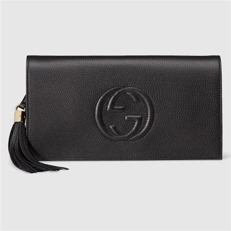 gucci leather pouch bag clutch|Gucci clutch bag sale.